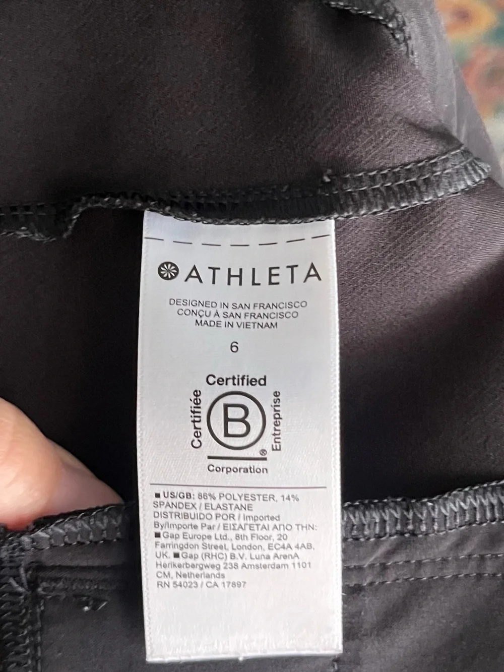 Athleta Endless High Rise Pants Size 6 Classic Minimalist Office Career Capsule
